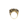 Doctum Doces Collection honeycomb-ring-3-brass-front-view