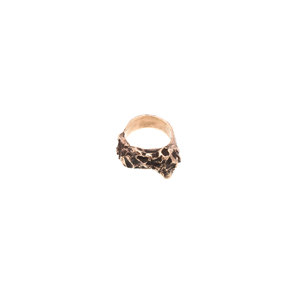 Doctum Doces Collection inlay-ring-bronze-side-a