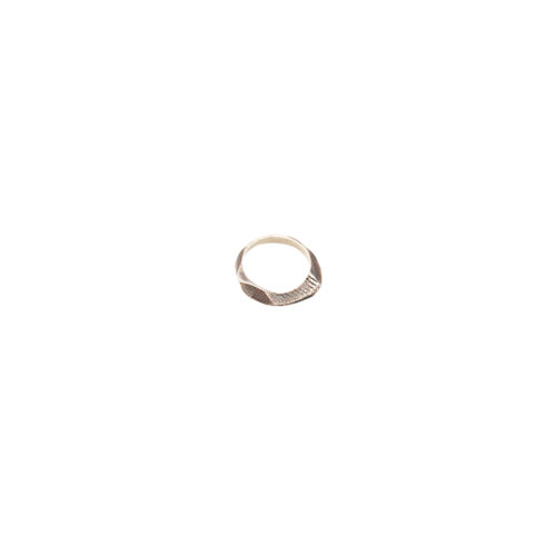Doctum Doce Collection shake-ring-3-silver-top-view-side-a